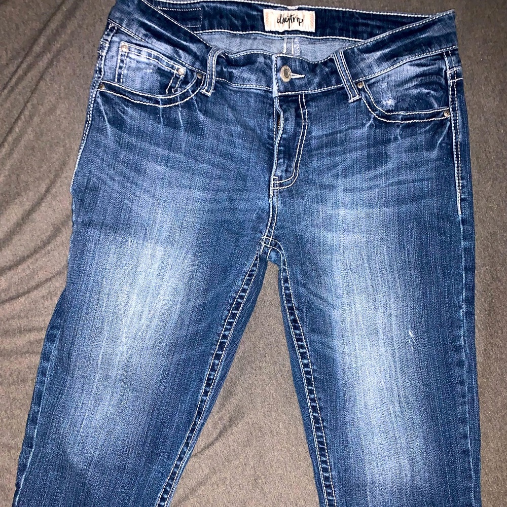 Day trip ladies denim capris